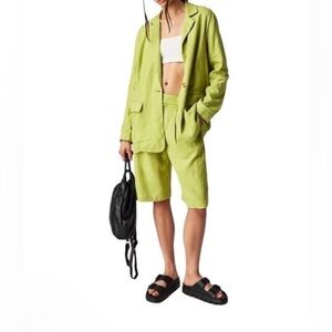 FREE PEOPLE Good Lookin' Short Suit Set size 8